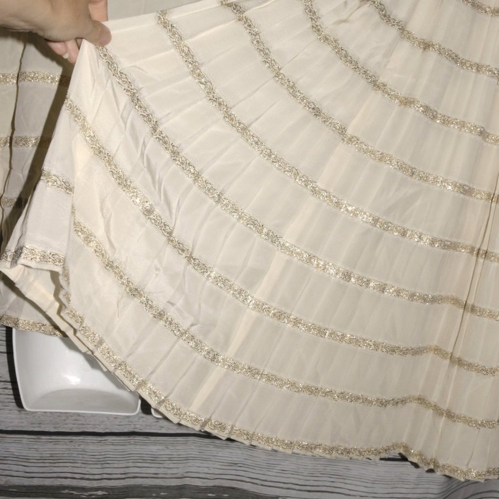 Albert Nipon By Night Vintage Blouse/Skirt Set - image 5